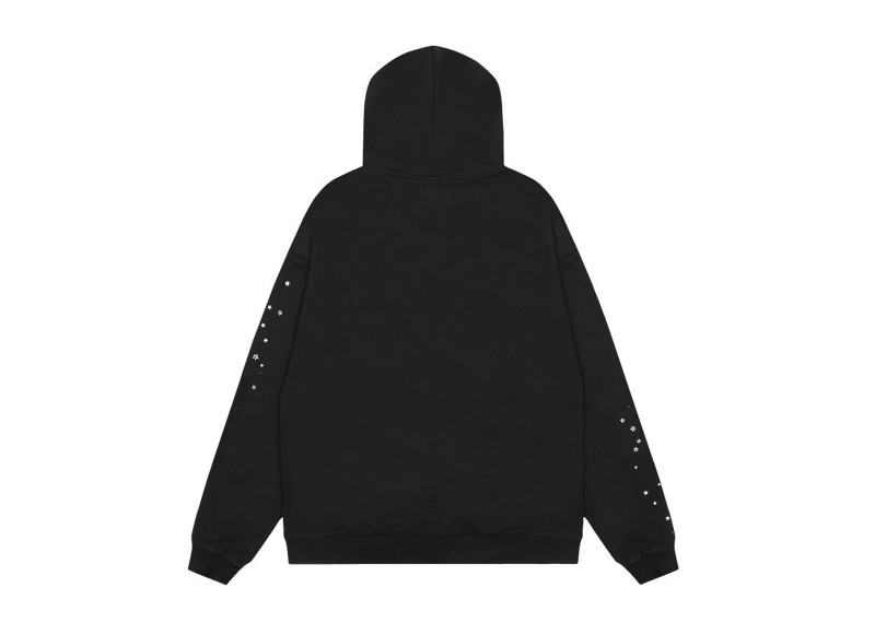 Sp5der Worldwide Black OG Web Hoodie