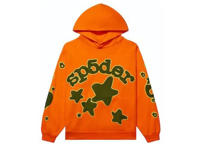 Sp5der Beluga Hoodie Orange