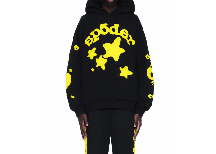 Sp5der Beluga Hoodie Onyx Yellow