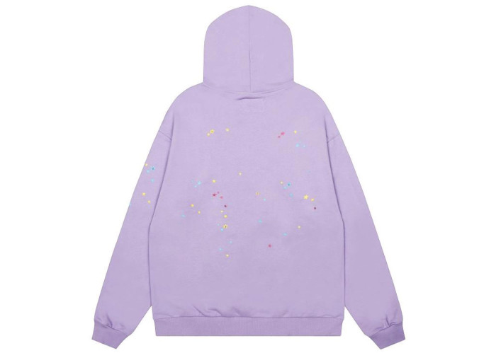 Sp5der Acai Hoodie Purple