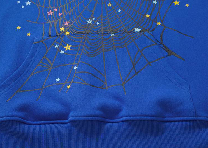 Sp5der TC Hoodie Blue
