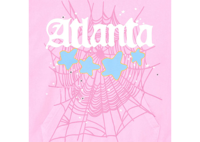 Sp5der Atlanta Hoodie Pink