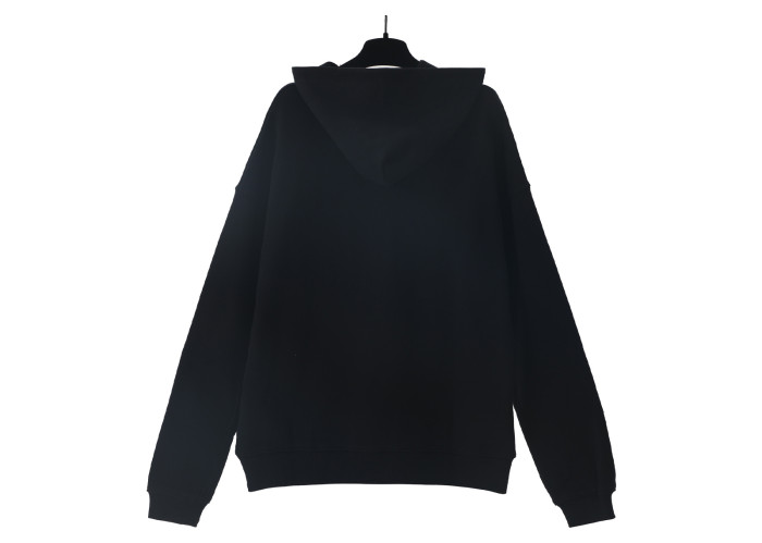 Sp5der BlackLetters Red Cobweb Black Hoodie