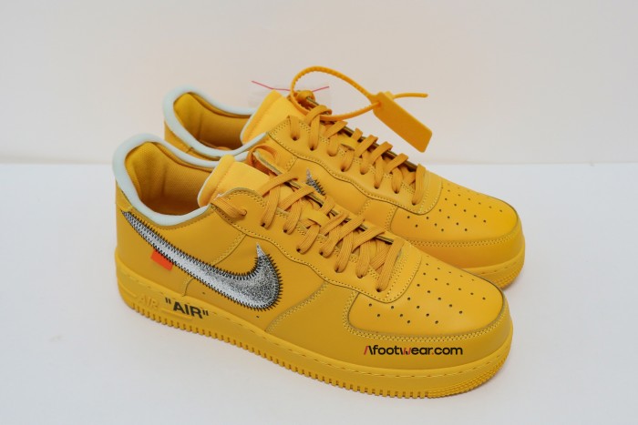 Off White x Air Force 1 “University Gold” 2021