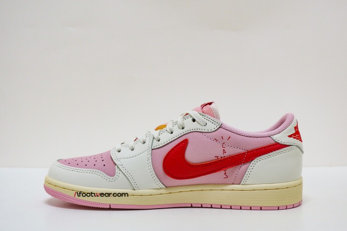 Travis Scott x Air Jordan 1 Low OG Shy Pink Pack Tropical Pink 2026 (A1)