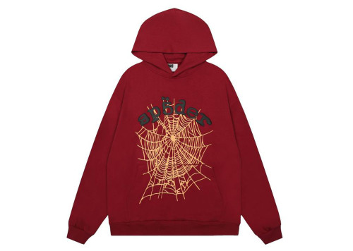 Sp5der OG Web V2 Hoodie Red
