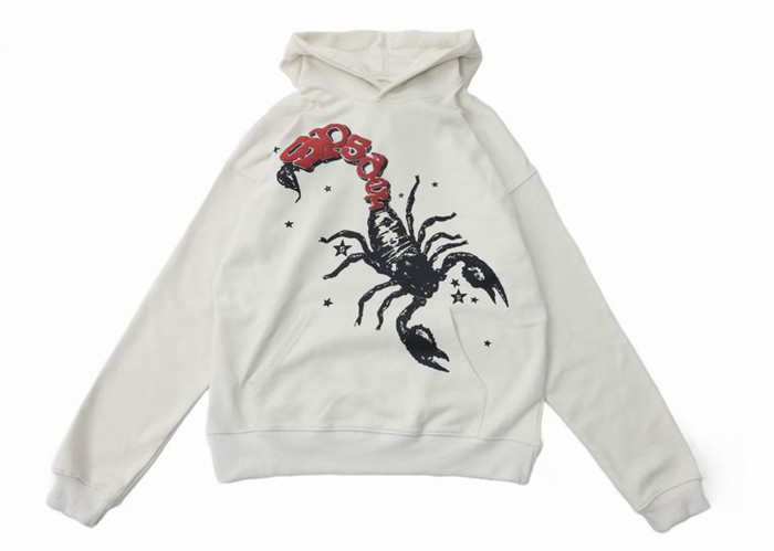 Sp5der x Mariah The Scientist Scorpion Hoodie Cream