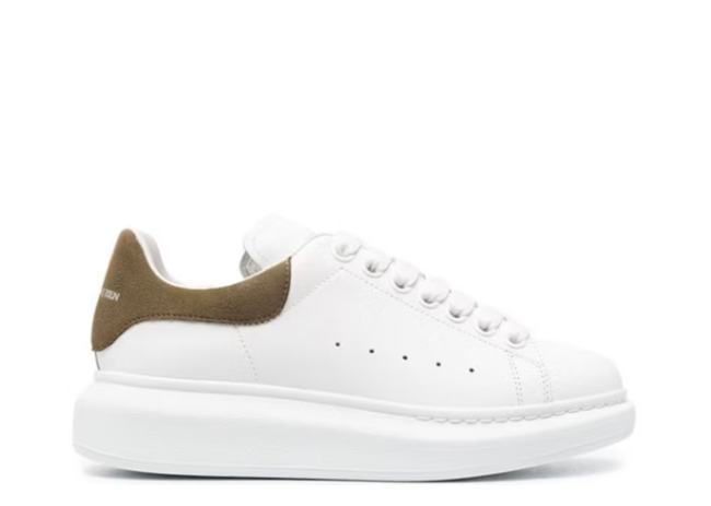 Alexande* McQuee* Oversized White Khaki