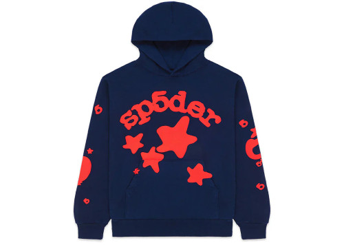 Sp5der Beluga Hoodie Navy