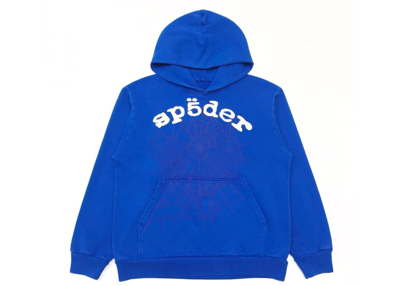 Sp5der Legacy Hoodie Blue