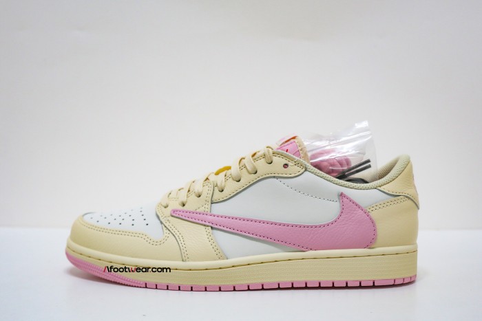 Travis Scott x Air Jordan 1 Low OG “Pink Pack”  Muslin Pink 2026 （A1）