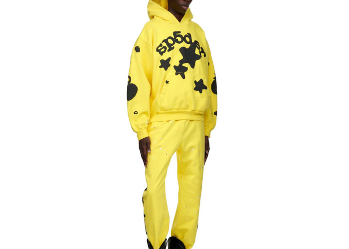 Sp5der Beluga Hoodie Yellow