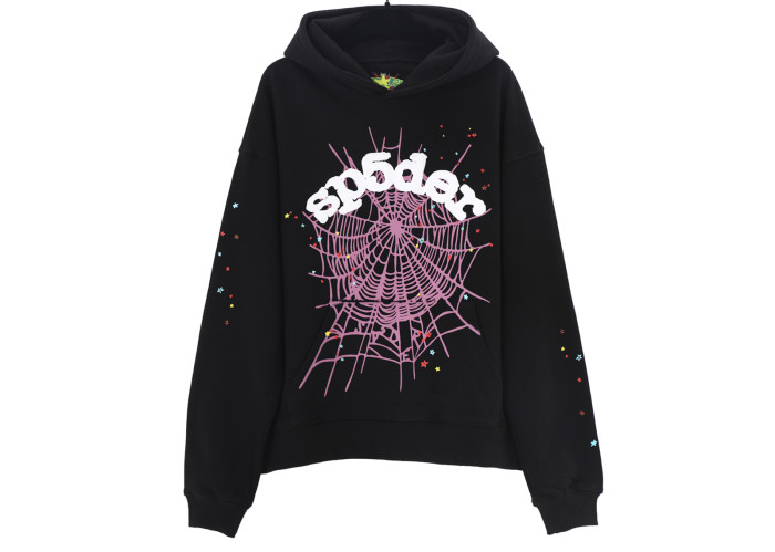 Sp5der Web Hoodie Black