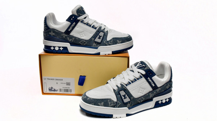 Lou1s Vuitt0n Trainer Cowboy Blue