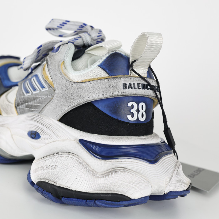 Balenciag* Cargo Sneaker Grey Blue