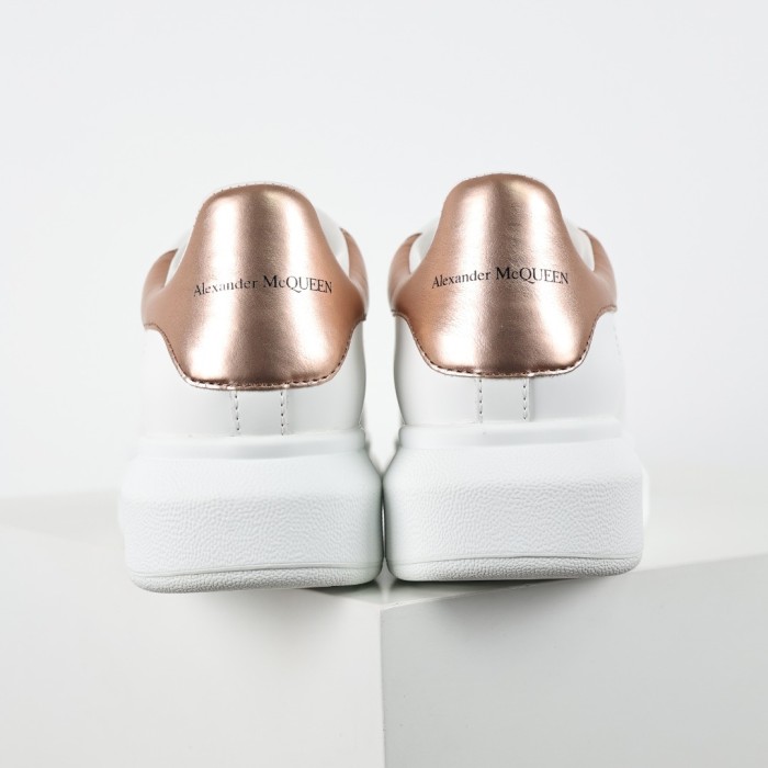 Alexander McQueen Oversized White Rose Gold Tab
