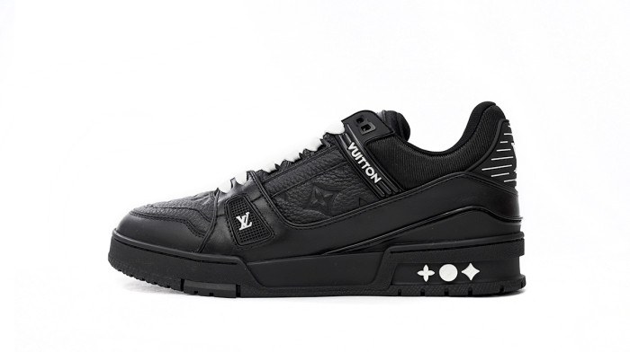 Lou1s Vuitt0n Trainer All Black Embossing