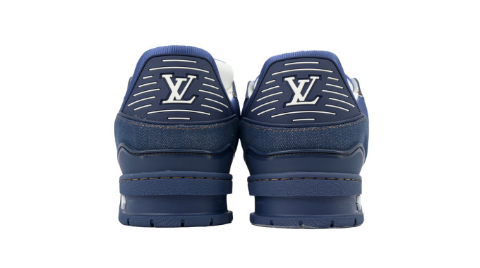Lou1s Vuitt0n Trainer Deep Blue Cowboy