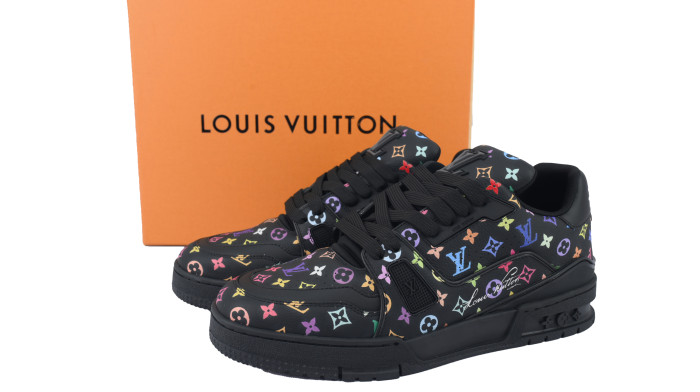 Louis Vuitton Trainer × Murakami Takashi Black