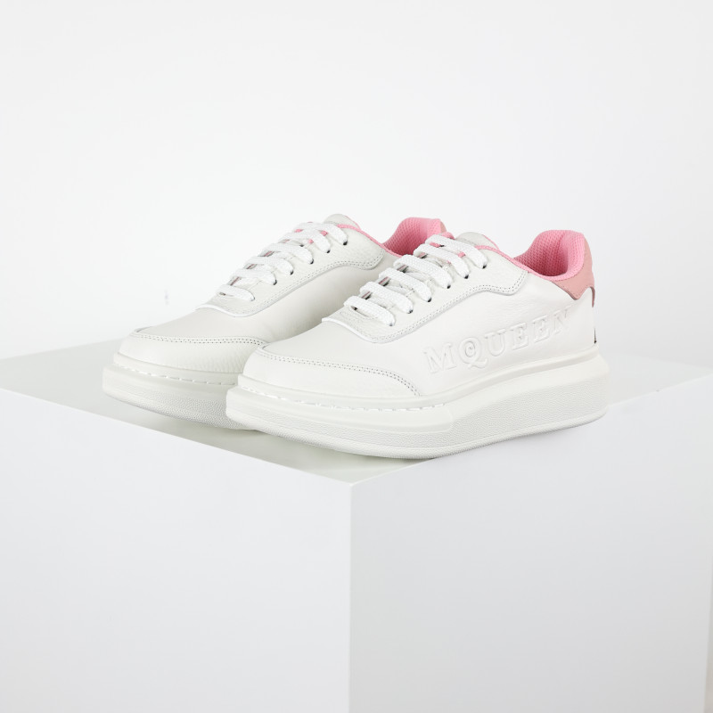 Alexande* McQuee* Oversized Retro White Pink