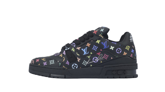 Louis Vuitton Trainer × Murakami Takashi Black