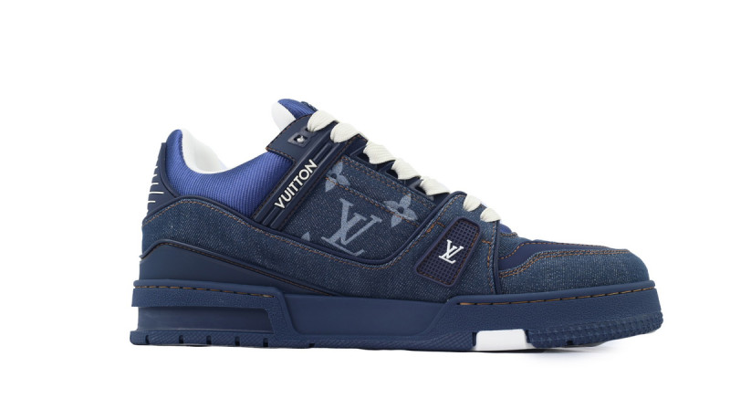 Louis Vuitton Trainer Deep Blue Cowboy