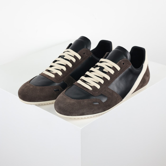 R!ck Owens Concordians Minimal Sneaker 'Dark Dust Black'