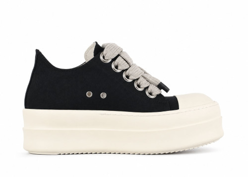 R!ck Owens DRKSHDW Mega Bumper Jumbolace Low 'Black Milk'