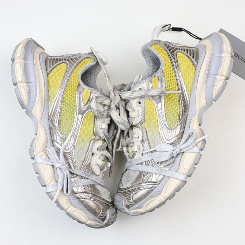Balenciaga 3XL Worn-Out Gradient Yellow Off White