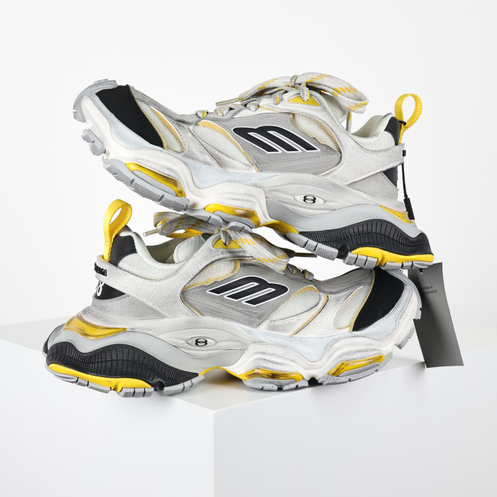 Balenciaga Cargo Sneaker Grey Black Yellow