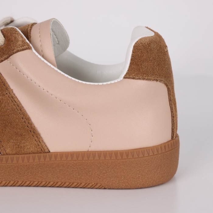 Maison Margiela Replica low-top Leather Sneakers  Brown