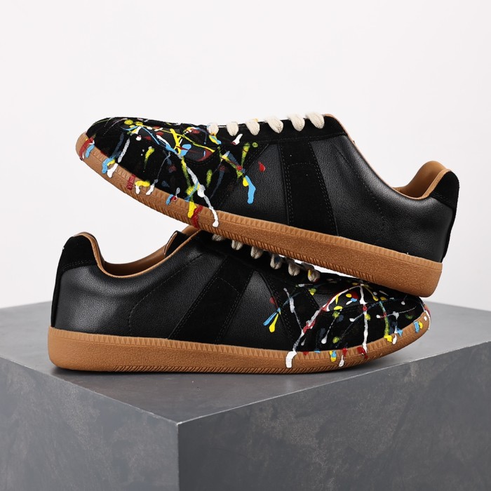 Maison Margiela Wmns Replica Low 'Paint Splatter - Black Pollock'