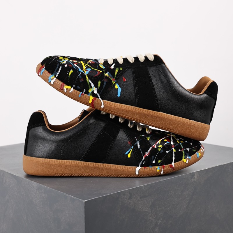 Maison Margiela Wmns Replica Low 'Paint Splatter - Black Pollock'