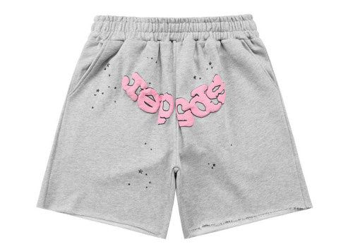 Sp5der OG Web Logo Sweatshort Gray