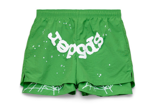 Sp5der OG Web Double Layer Short Green White