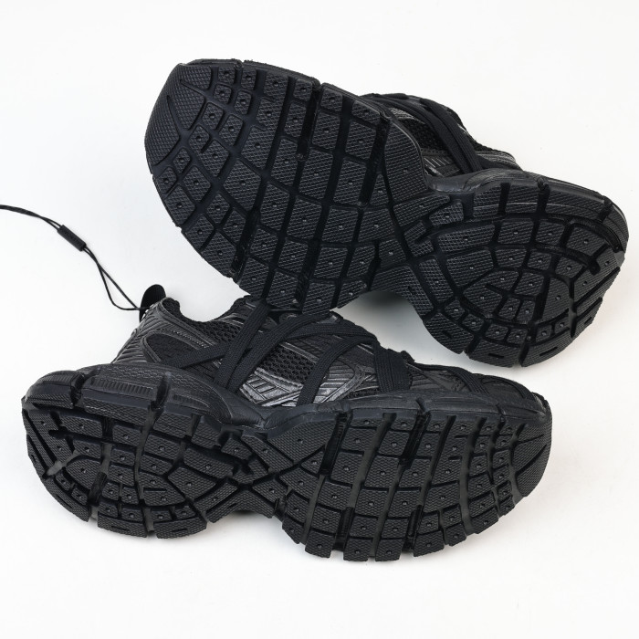Balenciaga 3XL Extreme Lace sneakers in black mesh