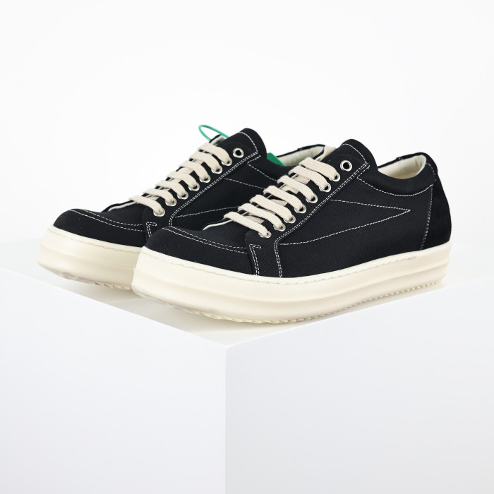 R!ck Owens DRKSHDW Vintage Sneaker 'Black Milk'