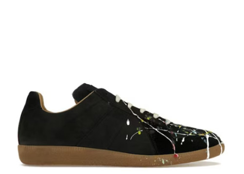 Maison Margiela Wmns Replica Low 'Paint Splatter - Black Pollock'