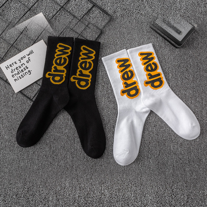 Drew Letters Sock