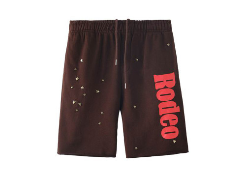 Cactus Jack by Travis Scott x Sp5der Days Before Rodeo Shorts Brown