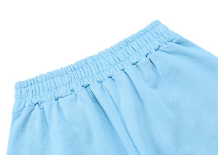 Sp5der OG Web V2 Sweatshort Dusty Blue