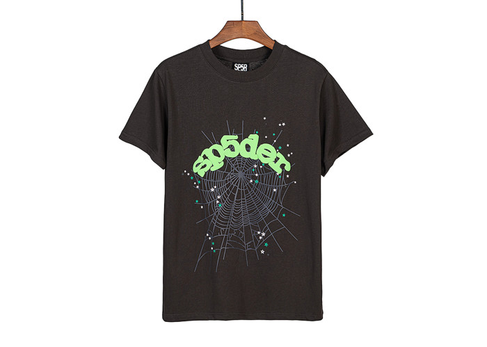Sp5der T-Shirt Web Slate Grey