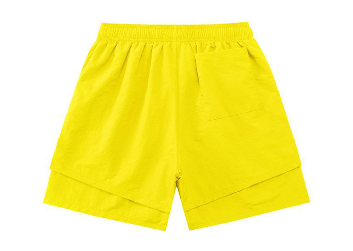 Sp5der OG Web Double Layer Short Yellow Black