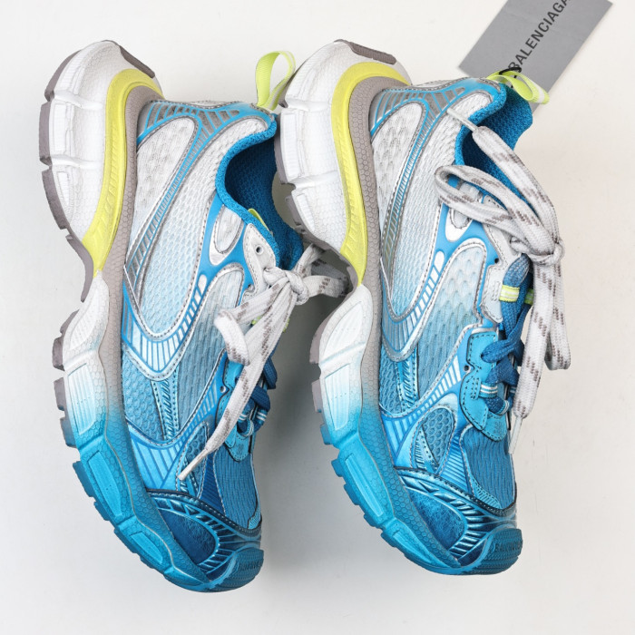 Balenciaga 3XL Toe Spray Sneakers Blue