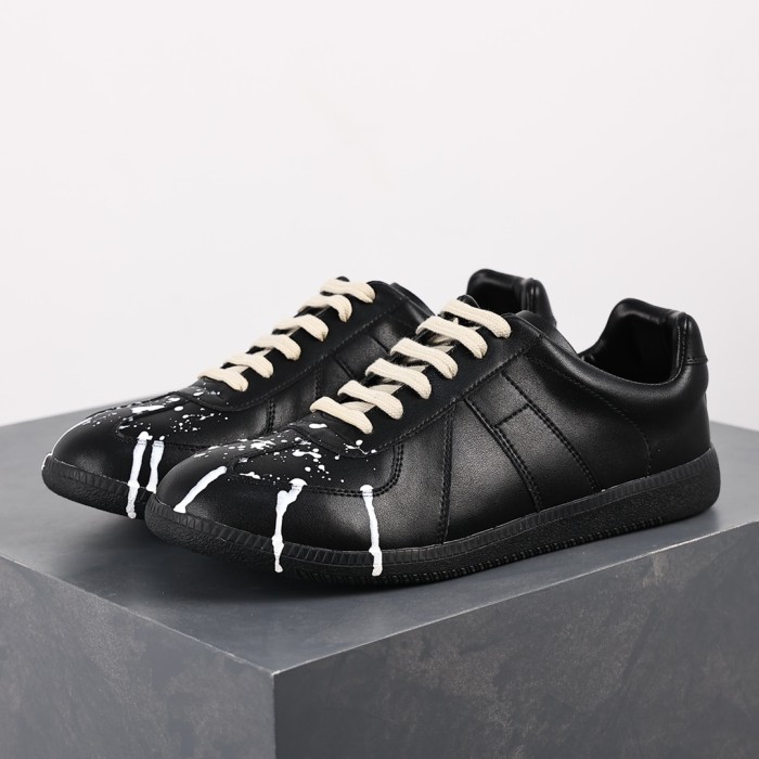 Maison Margiela MM6 Low Top 'Black Paint Splatter'