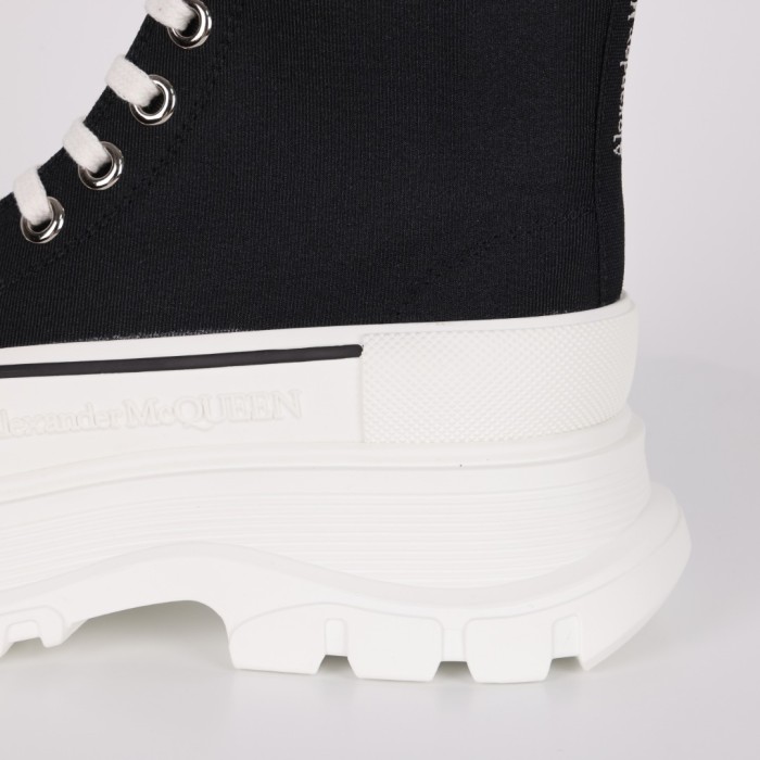 Alexande* McQuee* Tread Slick Boots 'Black White'
