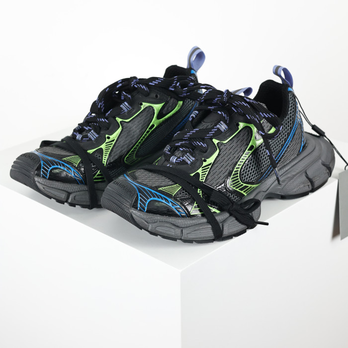 Balenciaga Grey 3XL Sneakers in Mesh