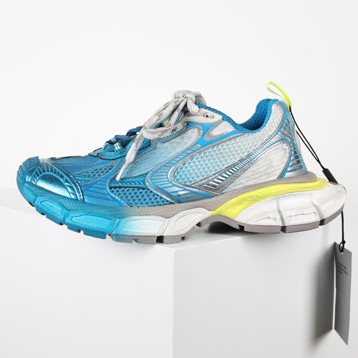 Balenciaga 3XL Toe Spray Sneakers Blue