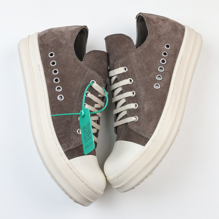 R!ck Owens eyelet-detail Sneakers Grey