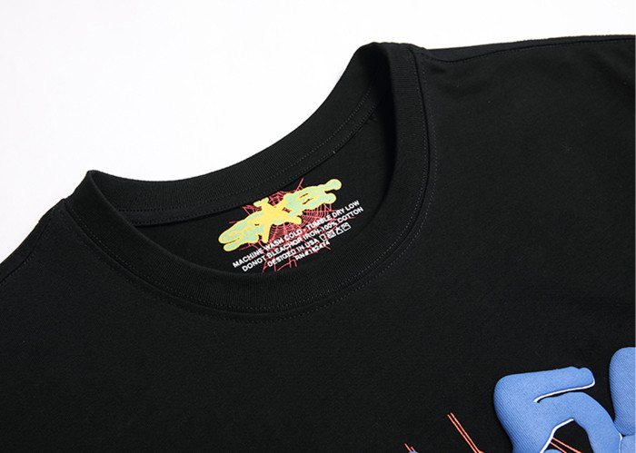 Sp5der T-Shirt Web 555 Designed Balck